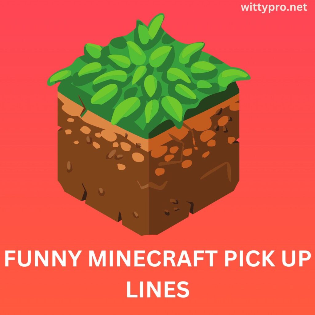 Funny Minecraft Pick Up Lines